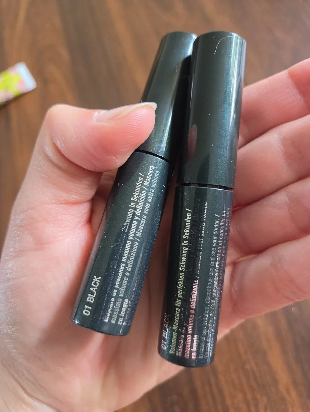 Lot of 2 Clinique High Impact Mascara 01 Black Mini Travel Size New